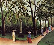 Henri Rousseau View of the Luxembourg,Chopin Monument Spain oil painting artist